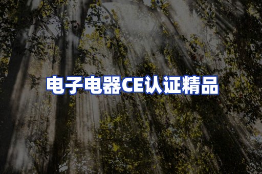 电子电器认证项目